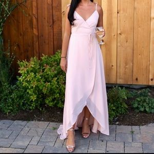 Lulu’s pink flowy dress (Worn once)